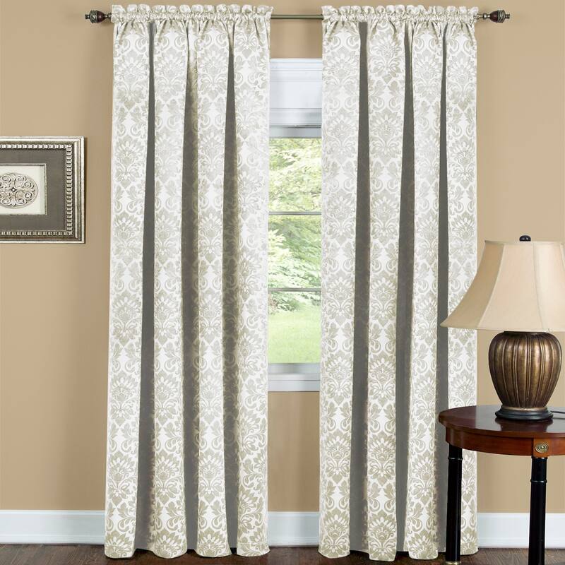 Achim Sutton Blackout Window Curtain Panel - 52x63 - Ivory - 52x84
