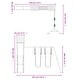 preview thumbnail 4 of 17, vidaXL Swing Set Outdoor Backyard Wooden Playground Equipment for Kids Age 3-8