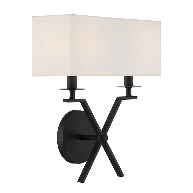 Savoy House 9-3305-2 Arondale 2 Light 15" Tall Bathroom Sconce