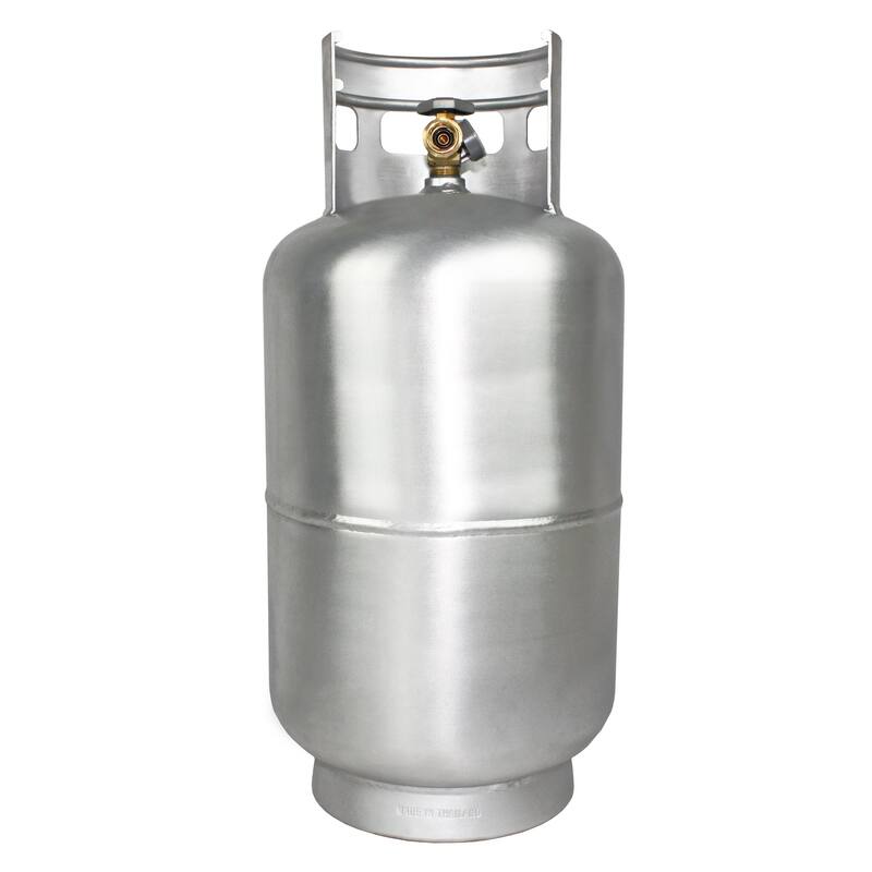 Flame King 30LB Aluminum Propane Tank Cylinder with Gauge & OPD Valve