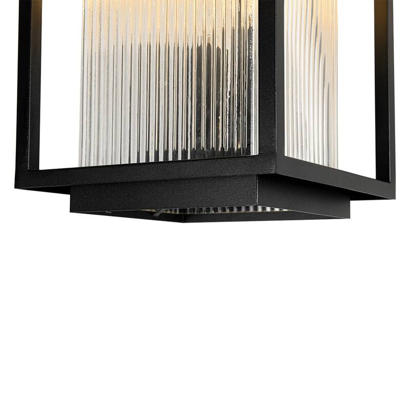 Modern 1-Light Outdoor Lantern Wall Sconce Porch Light