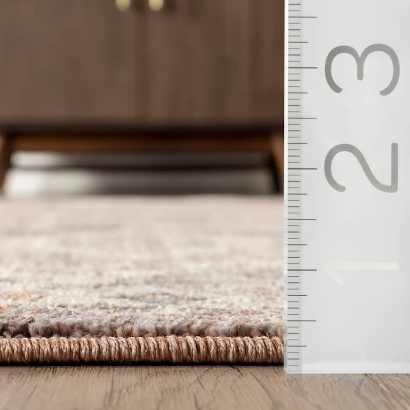 Nuloom Kelsee Vintage Traditional Fringe Area Rug
