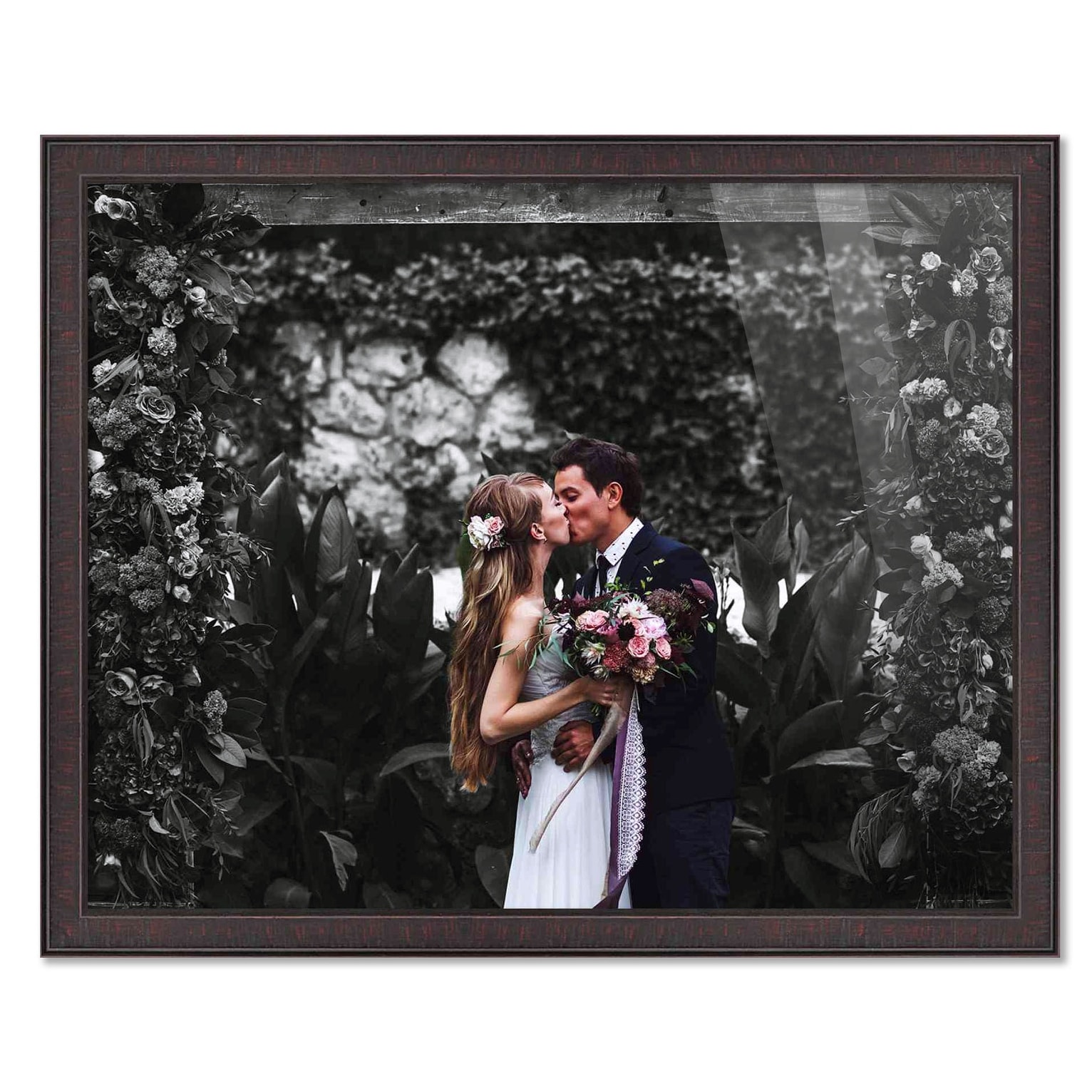 30x30 Brown Picture Frame - Wood Picture Frame Complete with UV - On Sale -  Bed Bath & Beyond - 36012777