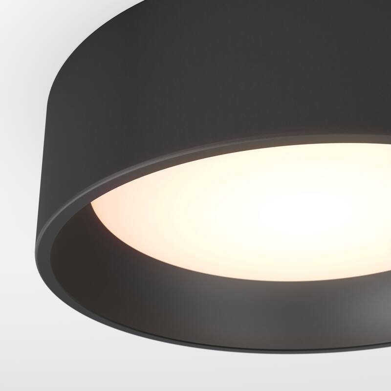 Artika Alton LED Integrated Flushmount 3CCT, Black