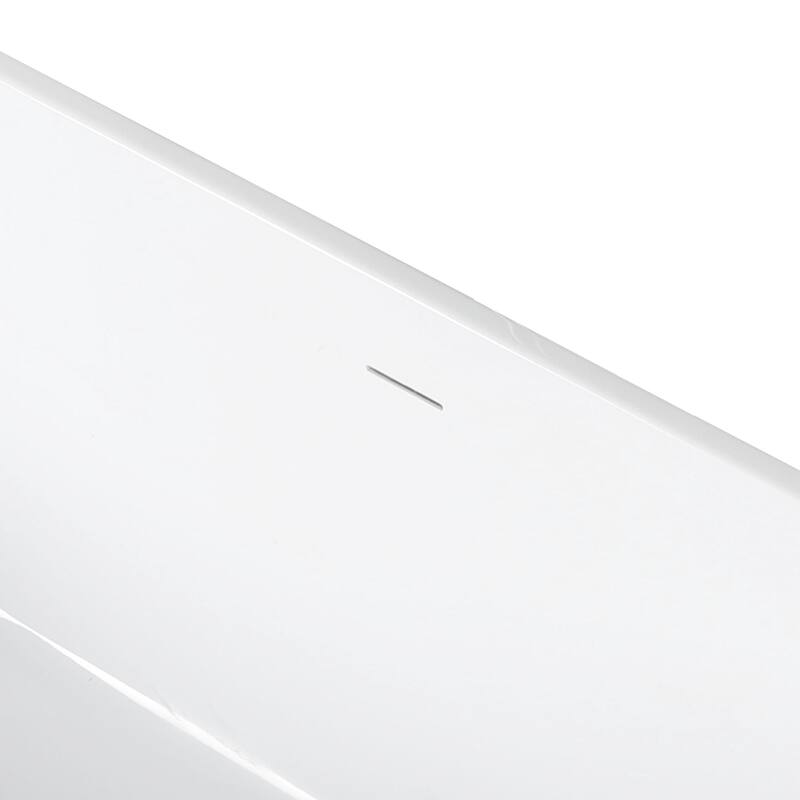 KBV 63'' x 29" Freestanding Soaking Acrylic Bathtub GTBT0015 - 63"