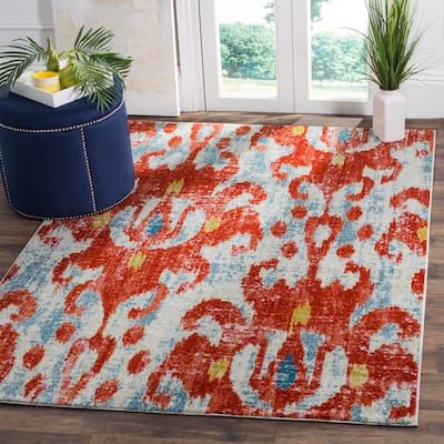 SAFAVIEH Watercolor Isabelle Modern Abstract Rug