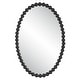 preview thumbnail 1 of 4, Uttermost Serna Oval Mirror - 20"W X 30"H X 2"D Black