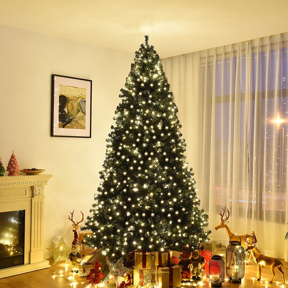 Christmas Tree Artificial Traditional Pine LED Fairy Party New Lights Xmas I0I4 