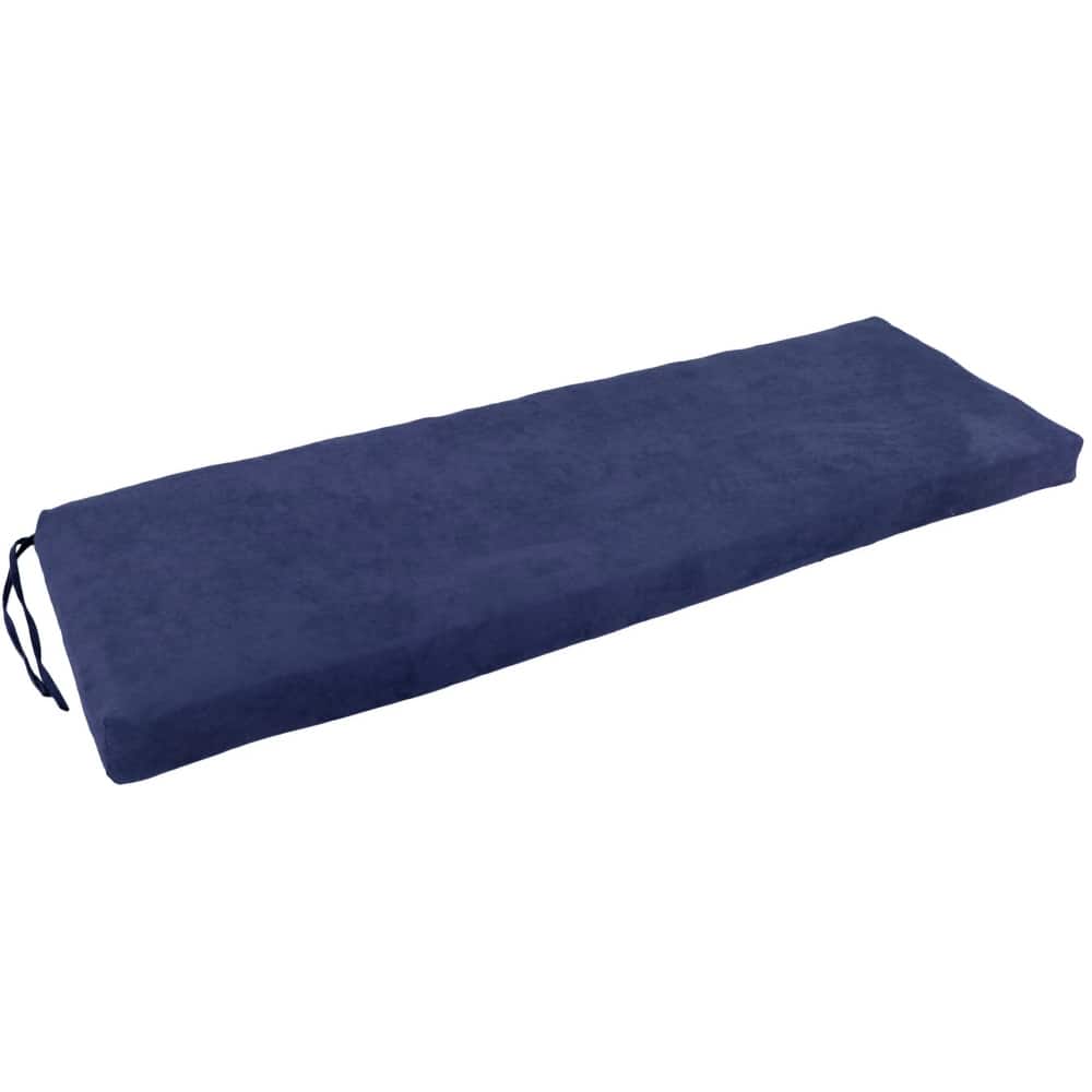 Microsuede Indoor Bench Cushion (48-, 51-, or 54-inches wide)