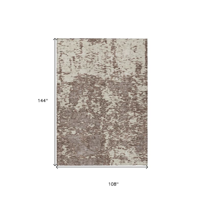 HomeRoots Abstract Transitional Rectangle Outdoor Rug