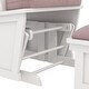 preview thumbnail 11 of 30, Nursery Glider Rocking Chair w/ Ottoman, Thick Padded Cushion Seating