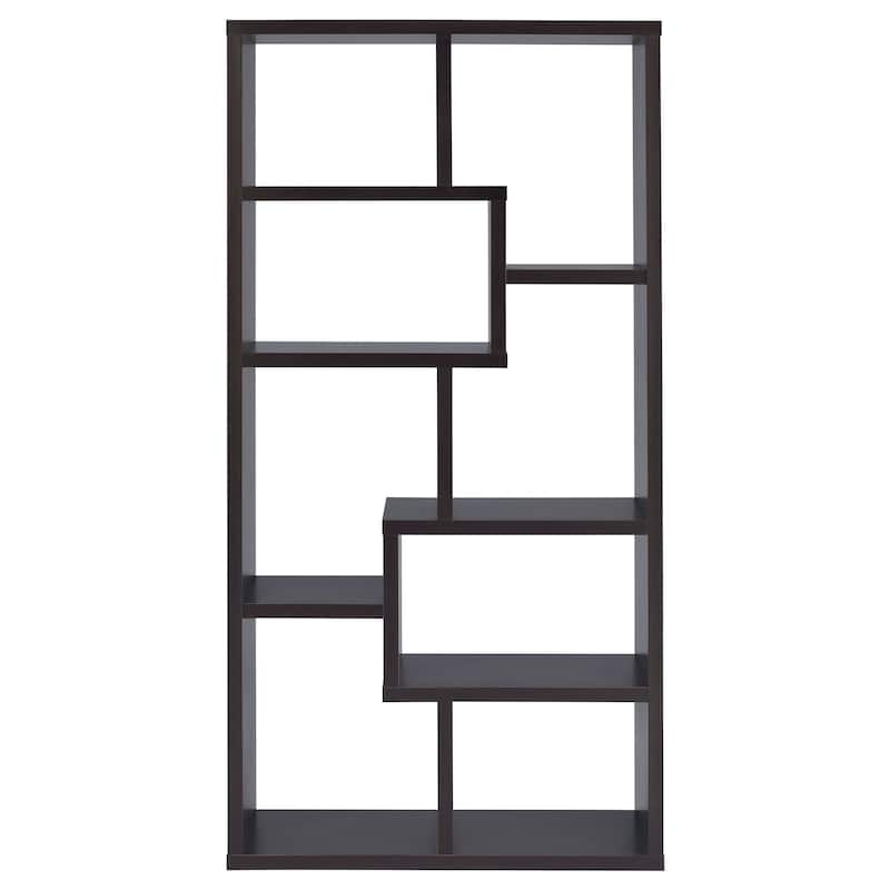 7 Shelves Storage Shelf Solid Wood Furniture