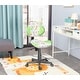 preview thumbnail 126 of 128, JJS Ergonomic Mesh Office Chair Adjustable Lumbar Support Computer Desk Chair