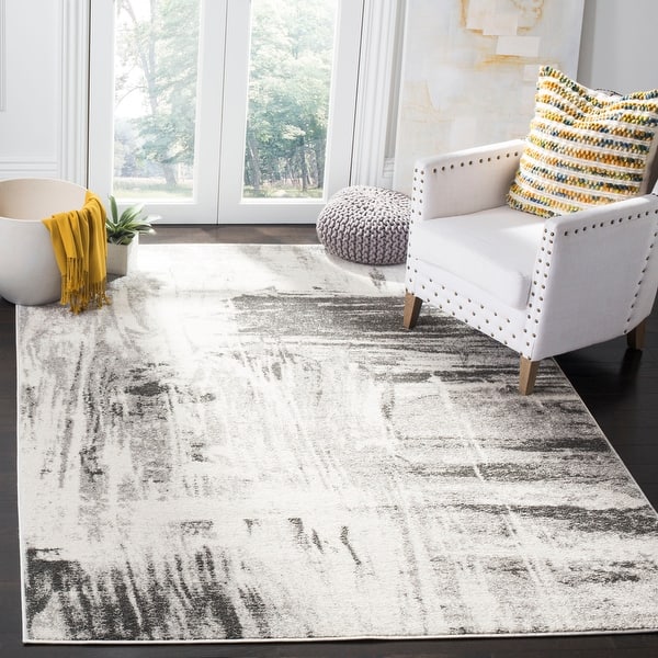 slide 2 of 14, SAFAVIEH Adirondack Genevieve Vintage Boho Oriental Rug 10' x 14' - Ivory/Grey - Rectangle