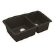 preview thumbnail 39 of 50, Karran Undermount Quartz 60/40 Double Bowl Kitchen Sink