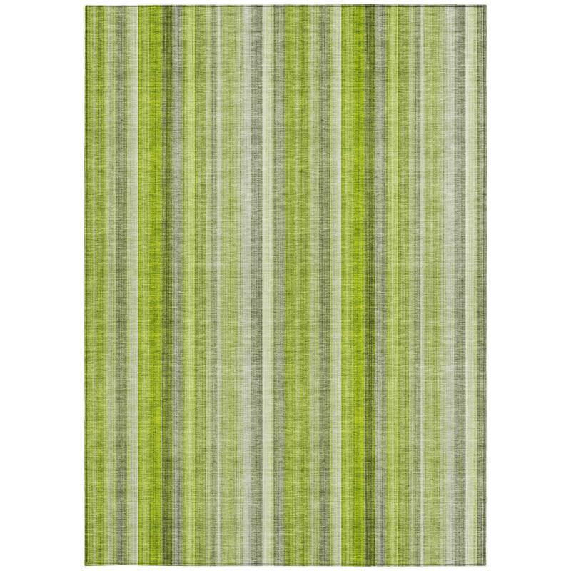 Alvari Stripe Weather Resistant Timeless Fusion Outdoor Rug
