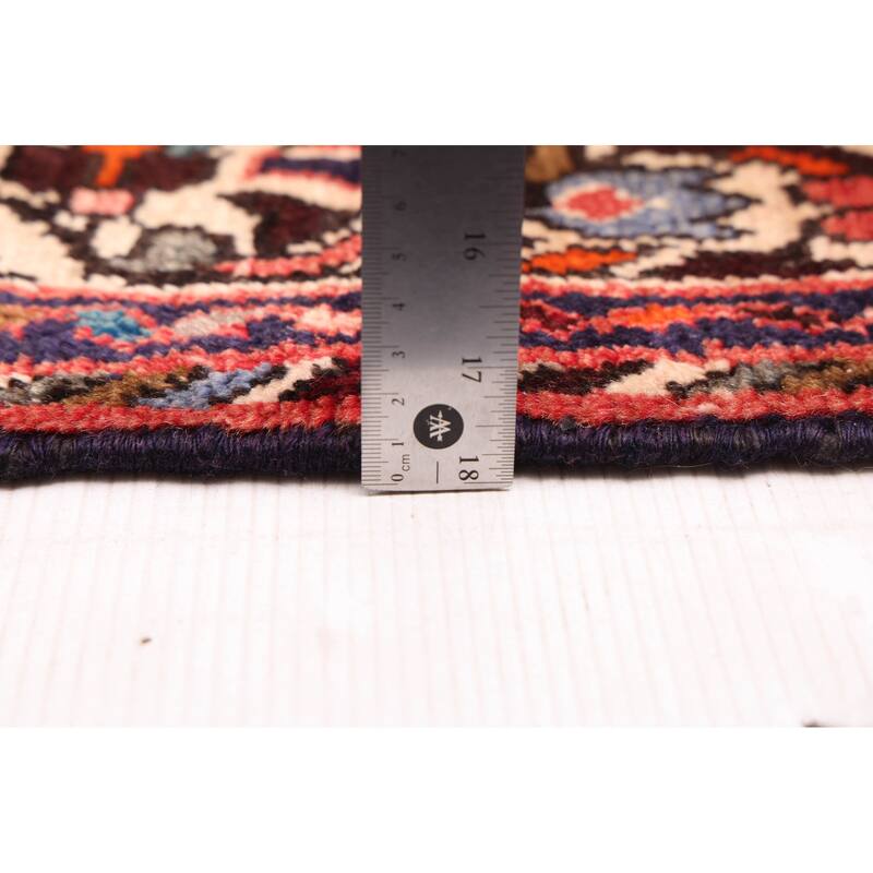 ECARPETGALLERY Hand-knotted Andelz Red Wool Rug - 3'7 x 10'4