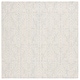 preview thumbnail 21 of 24, SAFAVIEH Handmade Ebony Barba Modern Wool Rug 6' Square - Light Blue/Ivory - Square