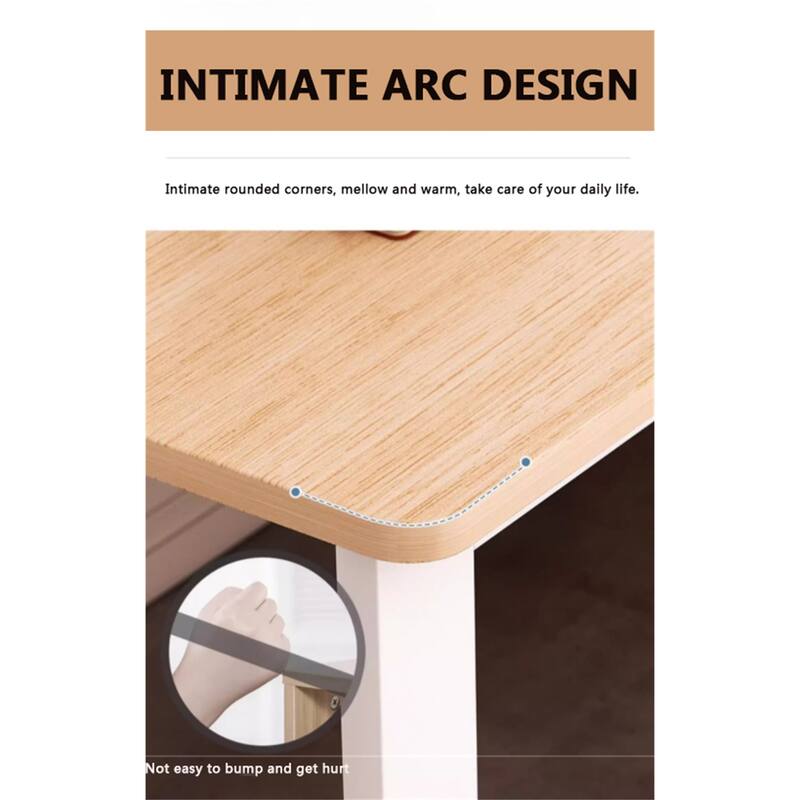 Modern Double Computer Desk with Thickened U-Shaped Frame