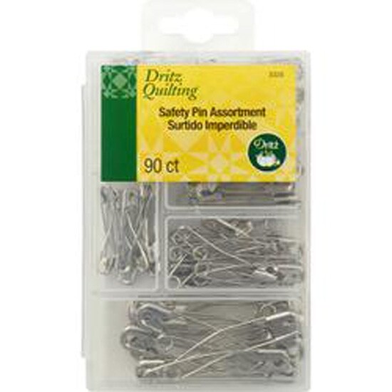 Dritz Quilting Coil-less Curved Safety Pins 50//pkg-size 1