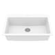 preview thumbnail 45 of 61, Karran Top Mount 33 in. Large Single Bowl Quartz Kitchen Sink