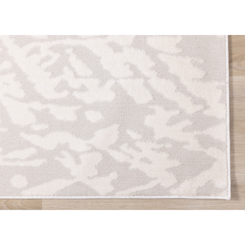 Hudson Collection - Grey/Light Cream Soft Area Rug