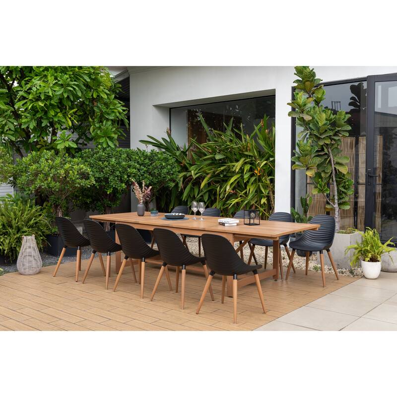 Amazonia 100% FSC Certified Wood Resser Outdoor Patio Dining Set