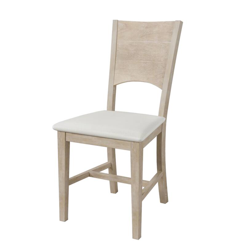 6-Piece Dining Table Set, 59" Wood Dining Table with 4 Upholstered Chairs and 1 Bench, Half Round Base Kitchen Table and Chairs