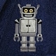 preview thumbnail 14 of 17, Sweet Kids 100% Polyester SUPER PLUSH Double Brushed Hooded Bathrobe - ROBOT
