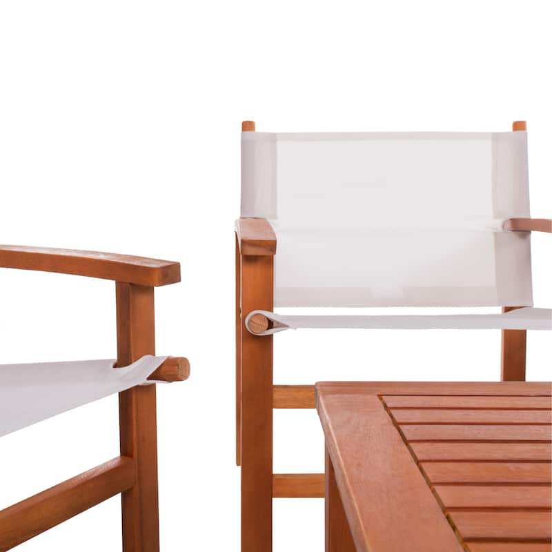 SAFAVIEH Outdoor Ulricke 5-Piece Dining Set - 47Wx24Dx18H