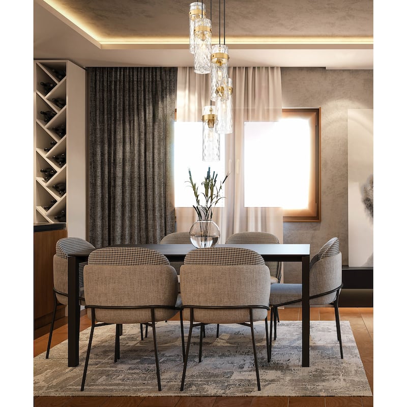 Z-Lite 7002P5-5R Fontaine 5 Light 15" Wide Chandelier