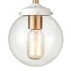 preview thumbnail 5 of 11, Boudreaux 15'' Wide 2-Light Vanity Light - Matte White