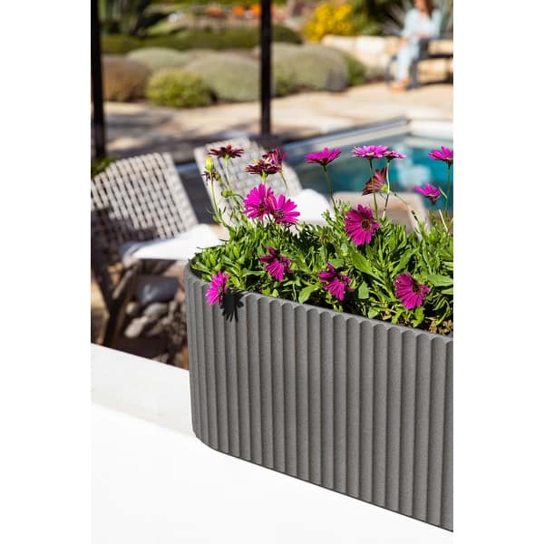 Veradek Demi Series 36" Window Box Plastic-Stone Planter - Bed Bath &  Beyond - 40532037