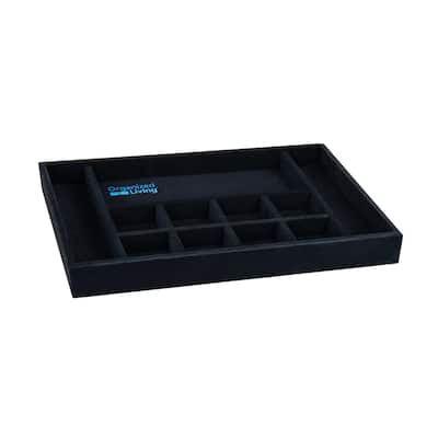 Organized Living freedomRail Black Jewelry Insert for OBox