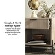 preview thumbnail 5 of 37, Walker Edison Modern Fluted-Drawer Nightstand