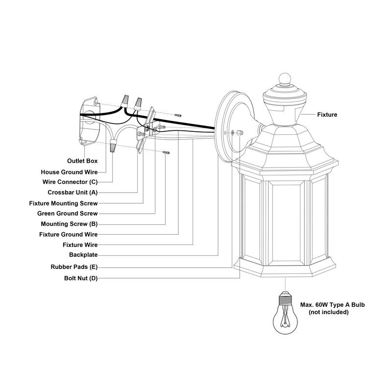 Auburn Aluminum 6.25-in. W 1 Light Motion Sensor Dusk to Dawn Outdoor Wall Lantern Clear Glass
