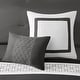 preview thumbnail 18 of 40, 510 Design Powell Navy/ White 8 Piece Embroidered Comforter Set