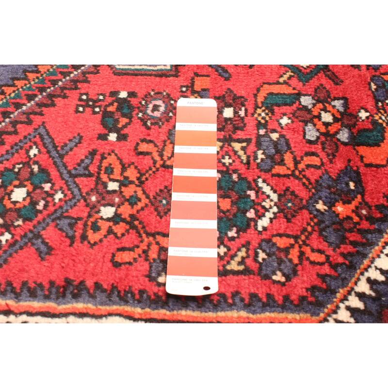 ECARPETGALLERY Hand-knotted Andelz Red Wool Rug - 4'6 x 6'11