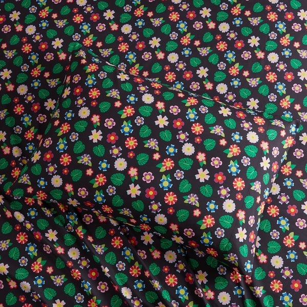 slide 2 of 3, Asher Home Magical Floral Sheet Set
