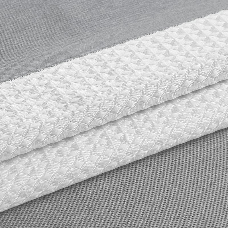 Madison Park Spa Waffle Shower Curtain with 3M Treatment