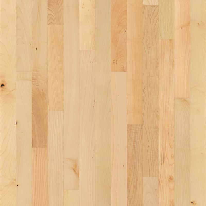 Shaw SW780 The Gallery 3" Wide Smooth Engineered Maple Hardwood - Natural Hard Maple