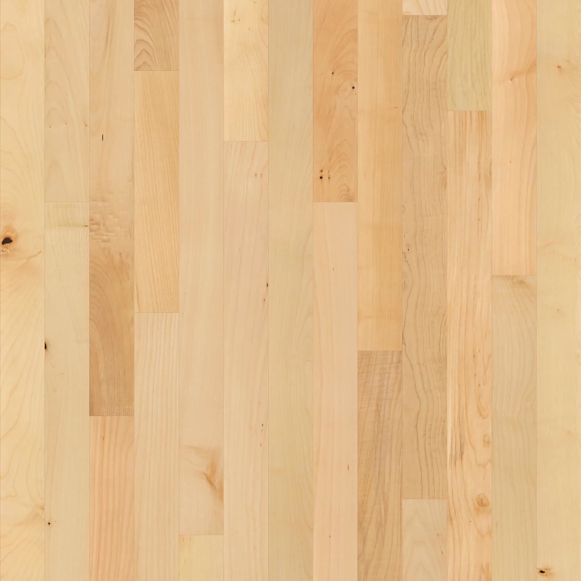 Shaw SW780 The Gallery 3" Wide Smooth Engineered Maple Hardwood