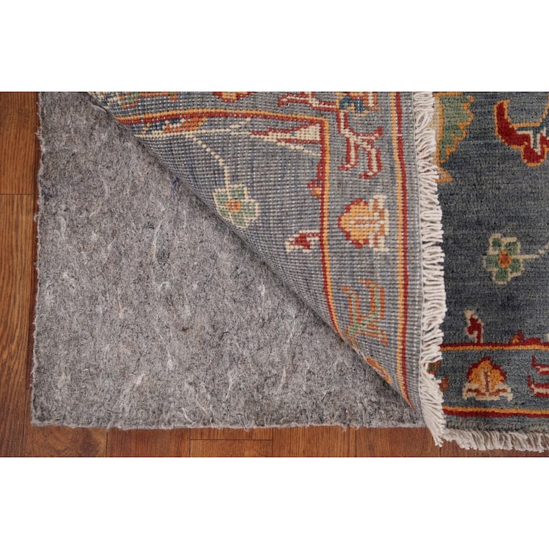 Kazak Oriental Runner Rug Handmade Traditional Blue Wool Carpet - 2'3" x 5'9"