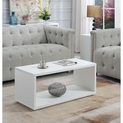 Convenience Concepts Northfield Admiral Coffee Table with Shelf