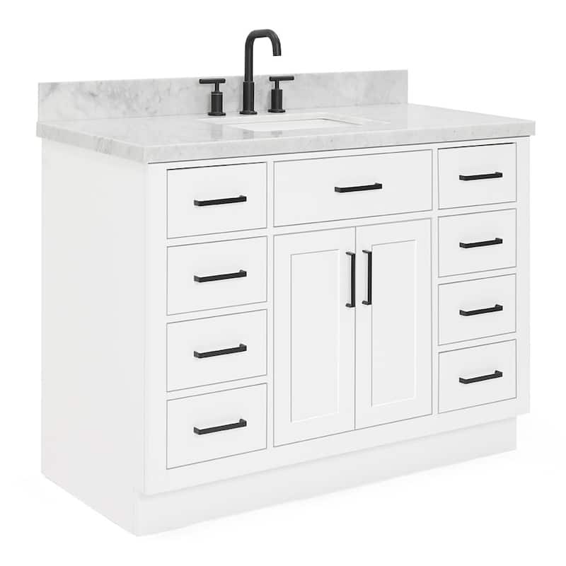 Ariel T049SCWRVO Hepburn 49" Free Standing Single Basin Vanity Set