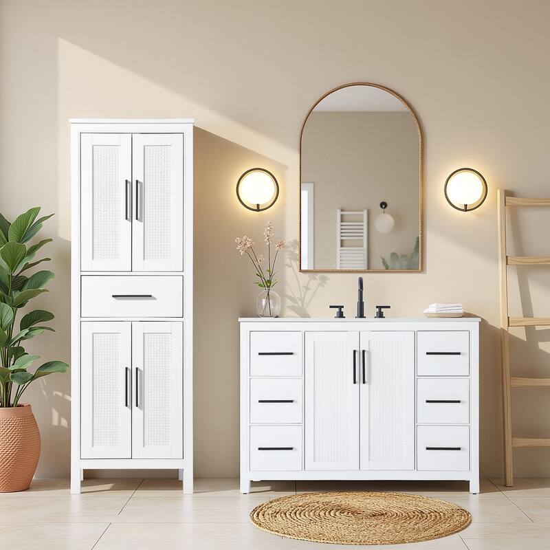 Winslow 16-28 Inch Bath Storage Cabinet