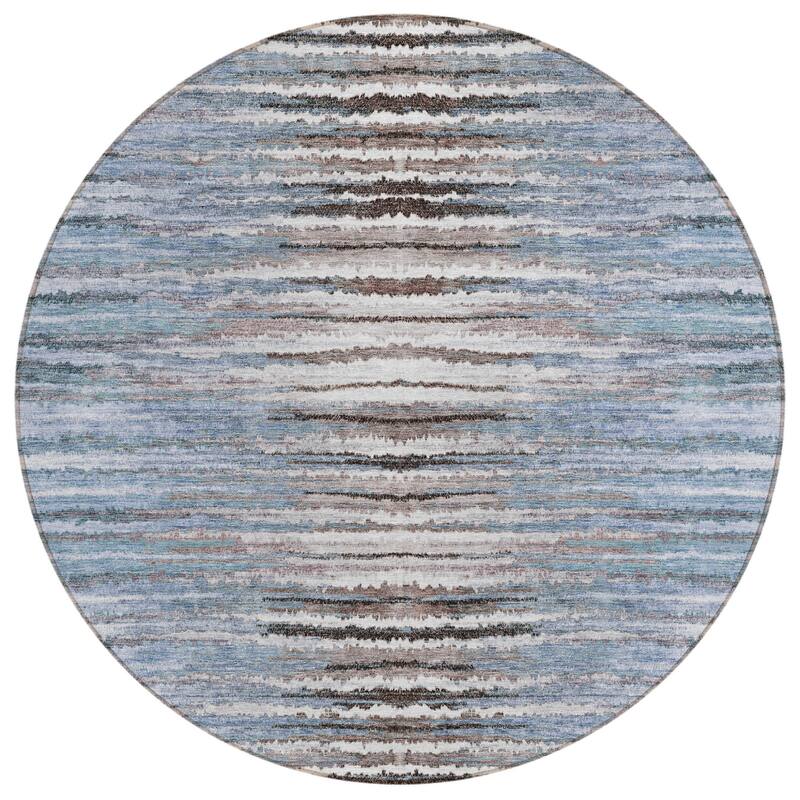 Altor Stripe Low Maintenance Refined Traditional Outdoor Rug