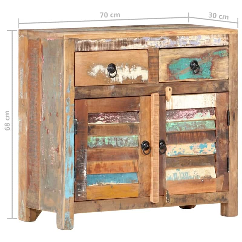vidaXL Sideboard, Storage Cabinet with Doors and Drawers, Side Cabinet, Home Living Room Furniture