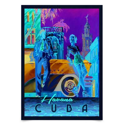 Havana Cuba by Anderson Design Group Poster Art Print - Americanflat - 16" x 20"