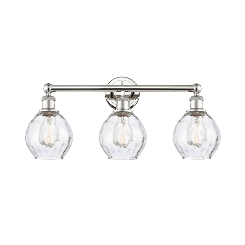 Innovations Lighting 616-3W-11-24 Waverly Vanity Waverly 3 Light 24" - Polished Nickel / Clear